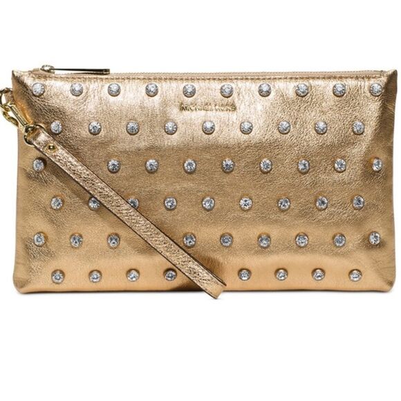 ❤️1 hr sale❤️Michael kors Adrienne large zip clutc - Picture 2 of 4